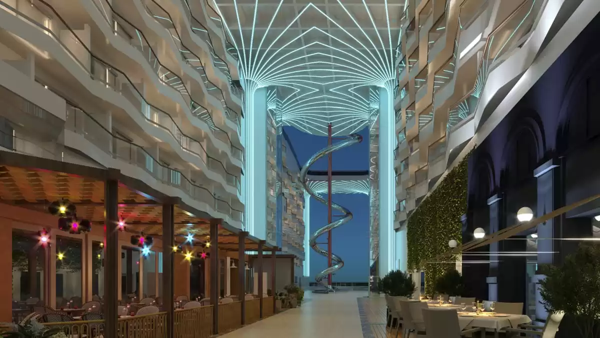 le MSC World Europa :  cabine 5