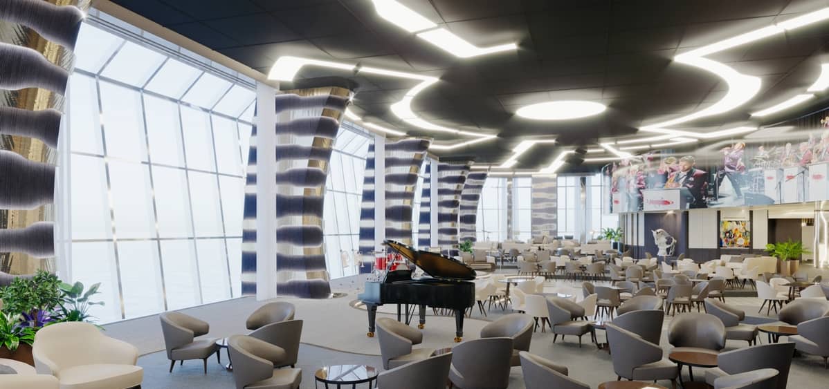 2- CAROUSEL LOUNGE<br>SPECTACLES LIVE FACE À L’OCÉAN