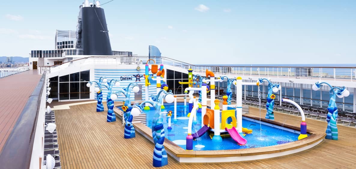 1- DOREMI SPRAY PARK<br>L’ESPACE AQUATIQUE POUR LES ENFANTS