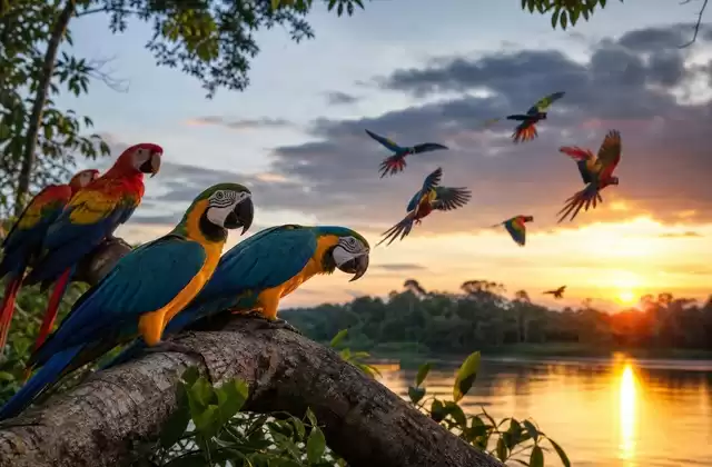 Oiseaux amazoniens