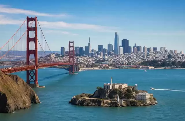Dans la baie de San Francisco