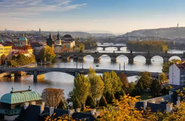Depuis Letná à Prague