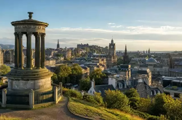 Depuis Calton Hill à Édimbourg