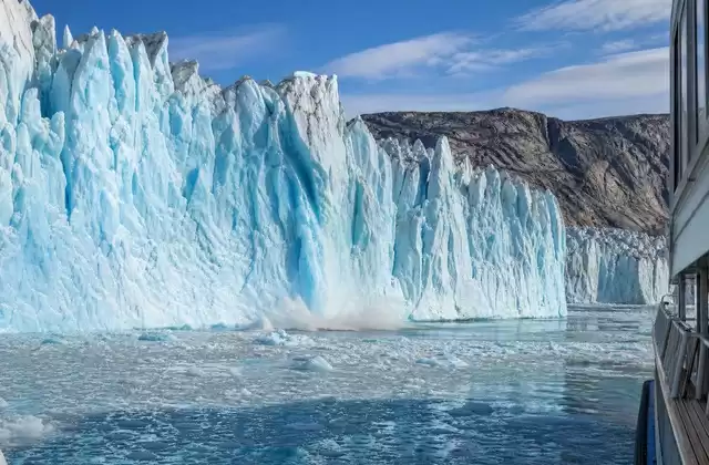 Approcher le glacier Eqi
