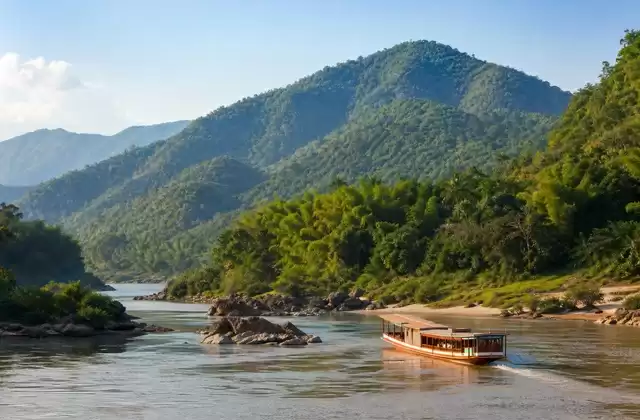 Mékong entre Huay Xai et Luang Prabang