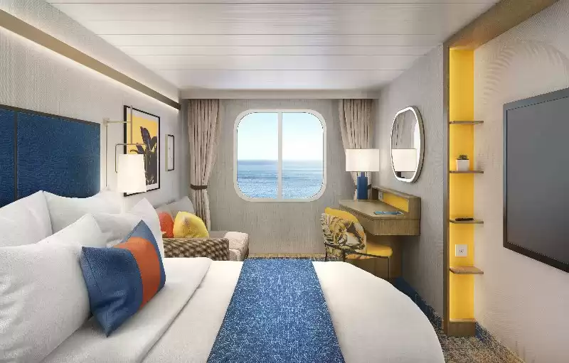 Cabine avec vue sur la mer
