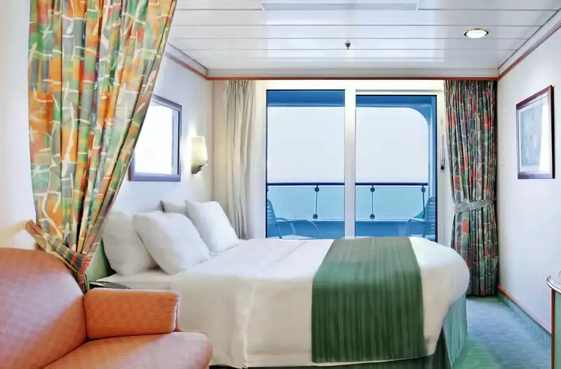 Cabine avec vue sur la mer et balcon