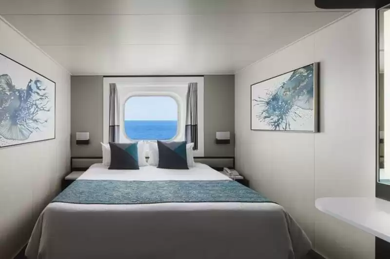 Cabine extérieure avec baie vitrée
