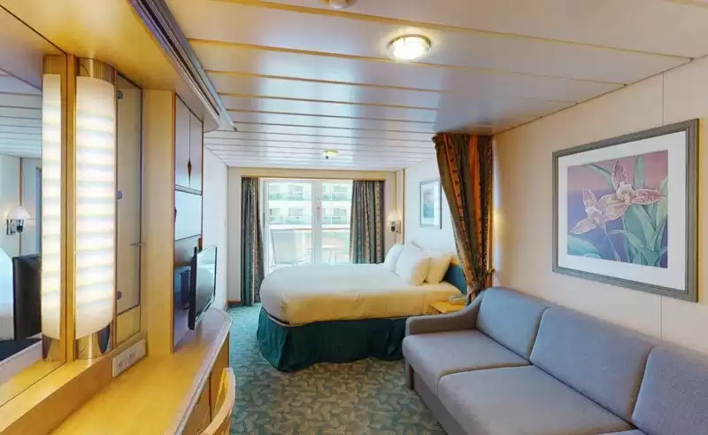 Cabine communicante avec vue sur la mer et balcon