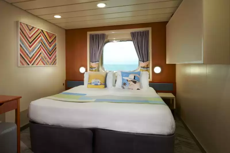 Cabine extérieure avec baie vitrée