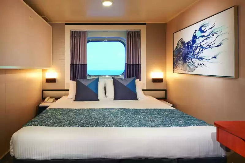 Cabine extérieure avec baie vitrée
