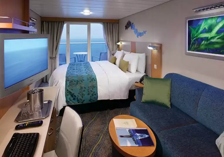 Cabine communicante avec vue sur la mer et balcon