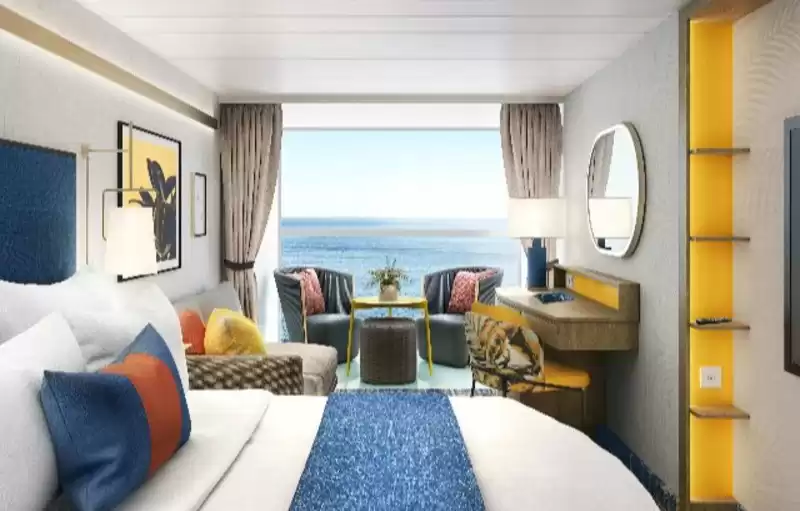 Cabine spacieuse Infinite avec balcon avec vue sur l'océan