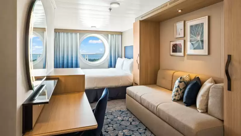 Cabine avec vue sur la mer