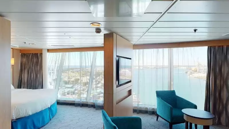 Suite avec vue panoramique sur la mer (sans balcon)