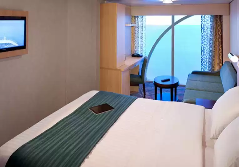 Cabine spacieuse avec vue sur la mer