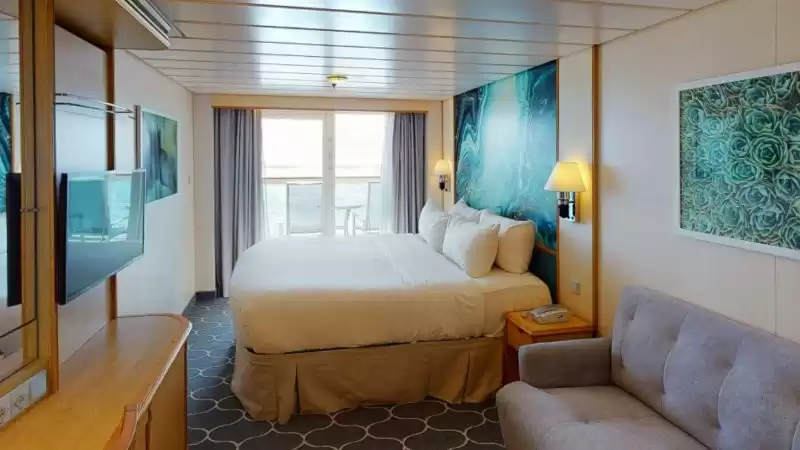 Cabine communicante avec vue sur la mer et balcon