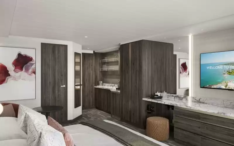 Haven Suite avec balcon vue sur Poupe